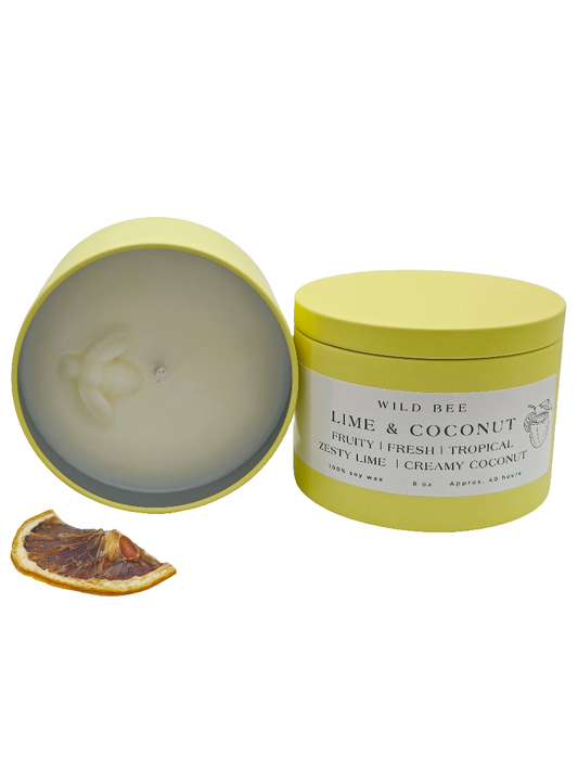 Lime & Coconut Soy Wax Candle