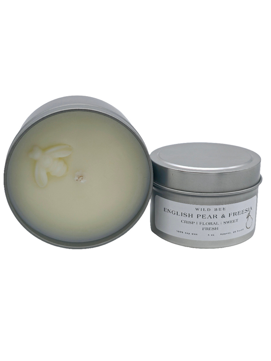 English Pear & Freesia Soy Wax Candle