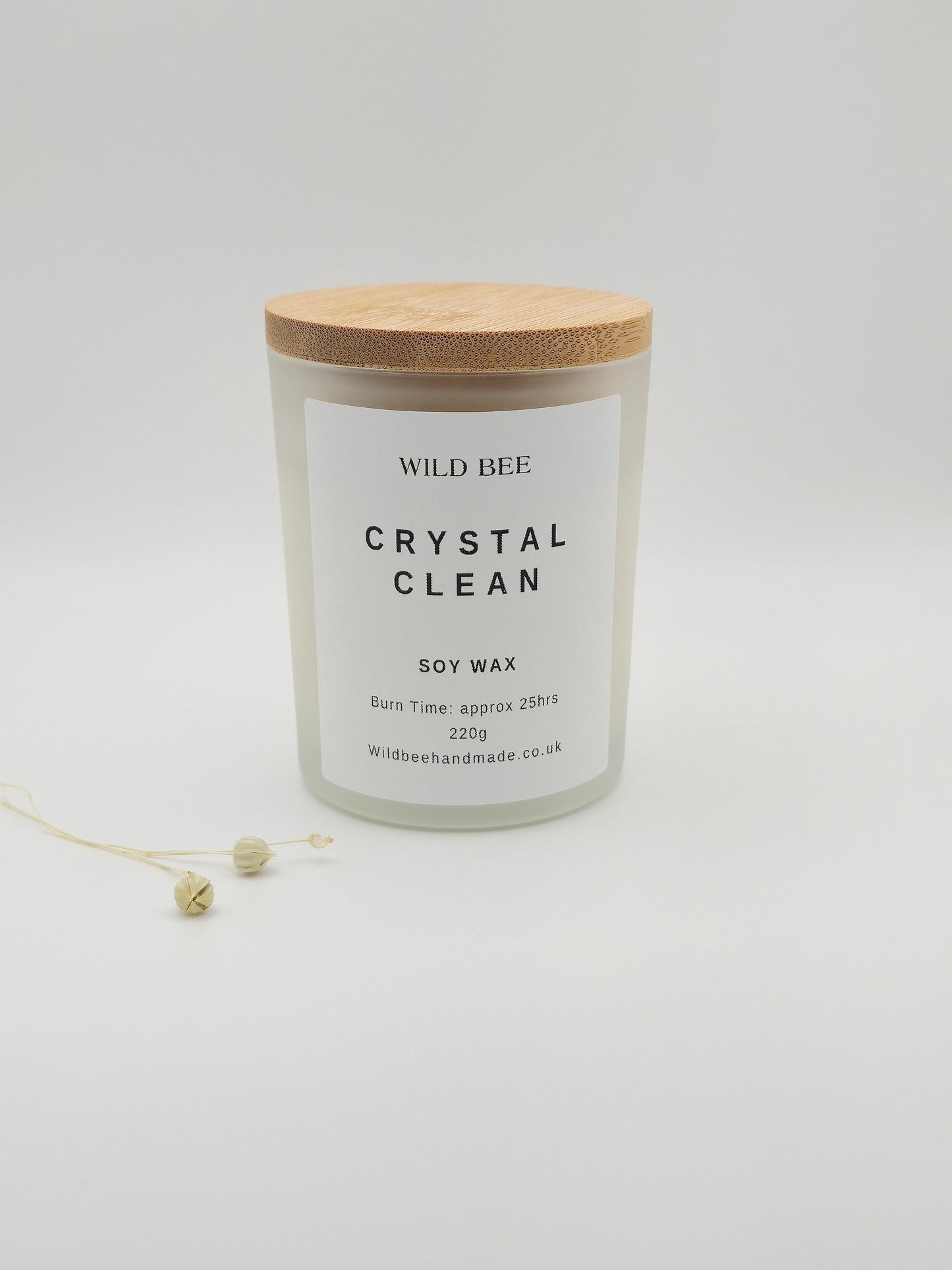 Crystal Clean Soy Wax Candle